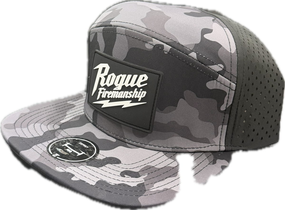 Rogue Lightning 7 Panel Performance Hat PVC PATCH