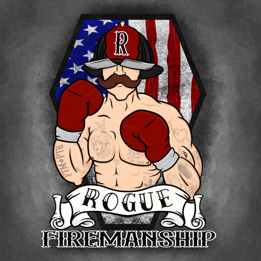 Rogue Firemanship Logo Sticker 2.5"