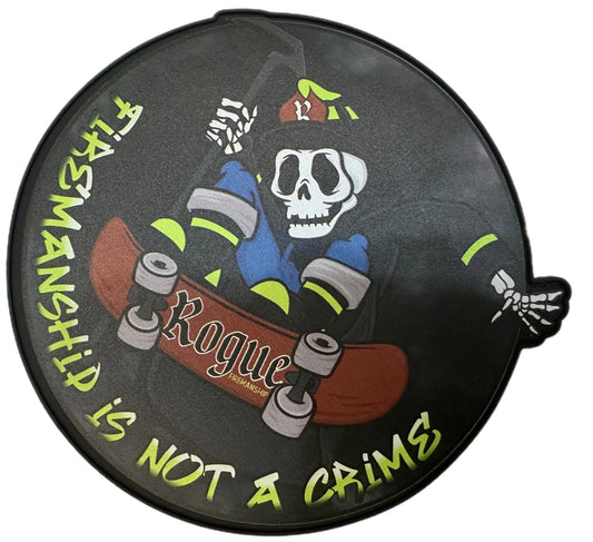 Firemanship is not a crime PVC patch