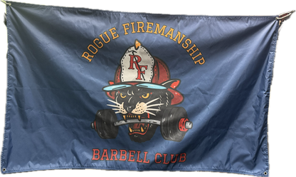 Barbell Club Flag Horizontal