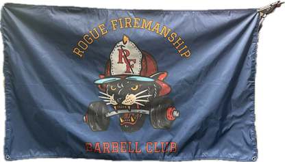 Barbell Club Flag Horizontal