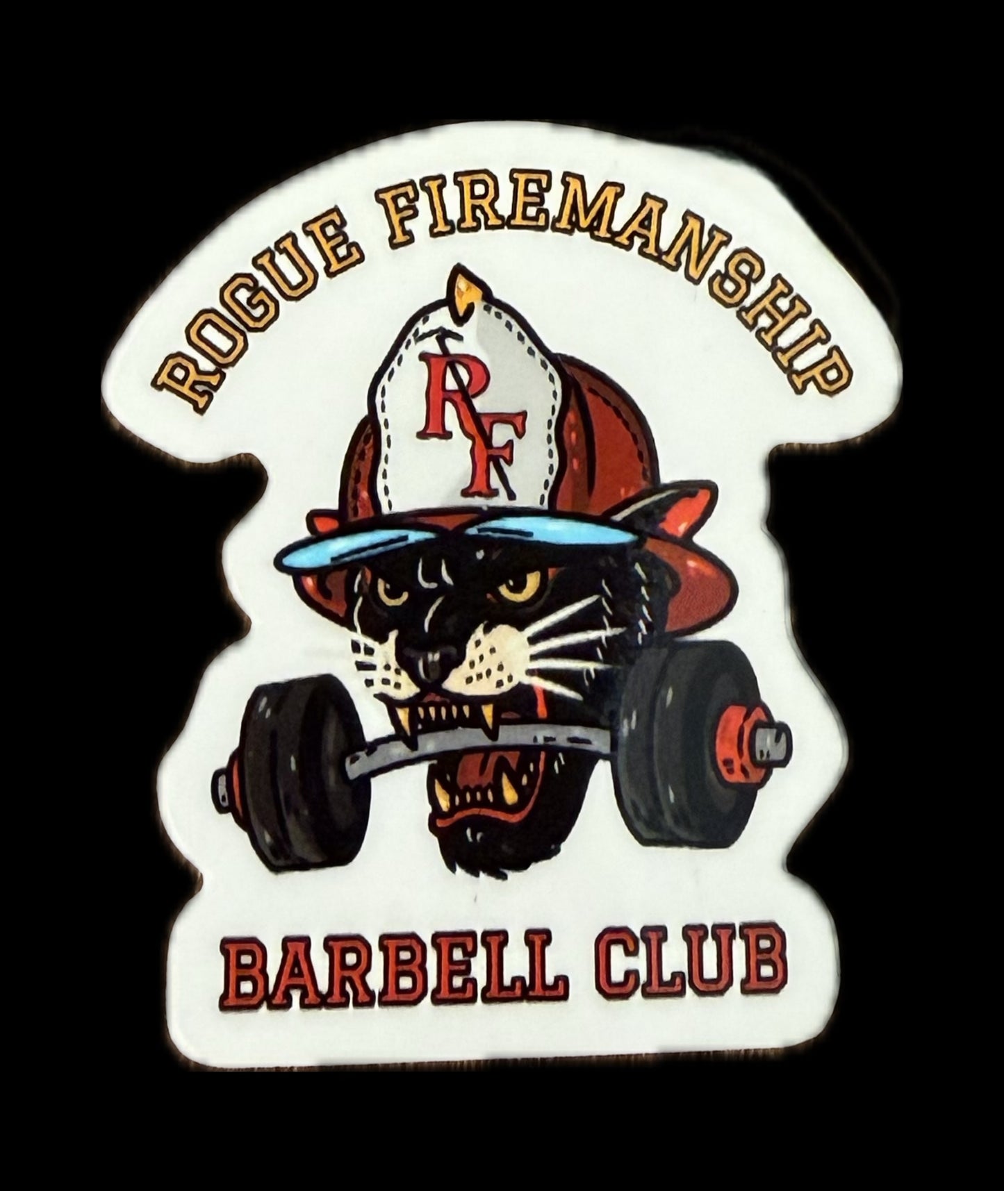 Barbell Club Sticker 2.5”