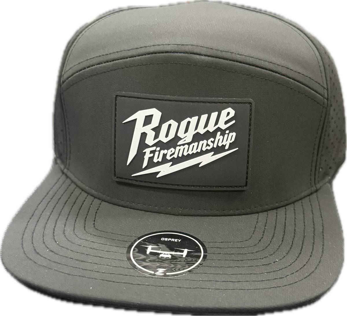 Rogue Lightning 7 Panel Performance Hat PVC PATCH